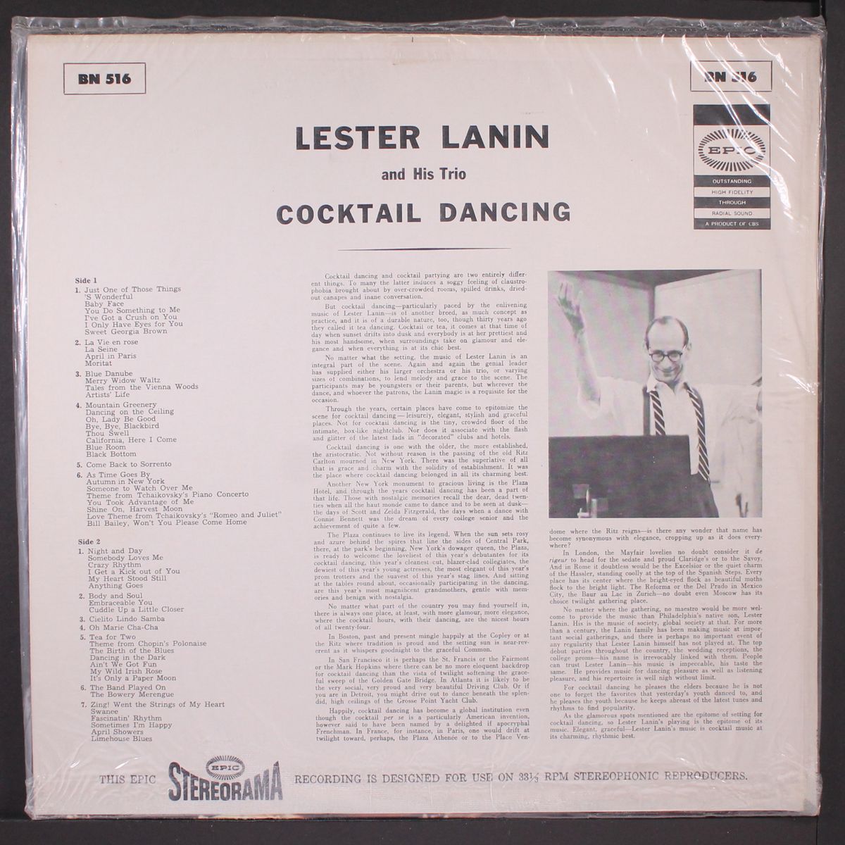 cocktail dancing by LESTER LANIN
