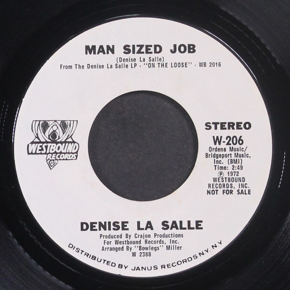 man size job / mono by DENISE LA SALLE
