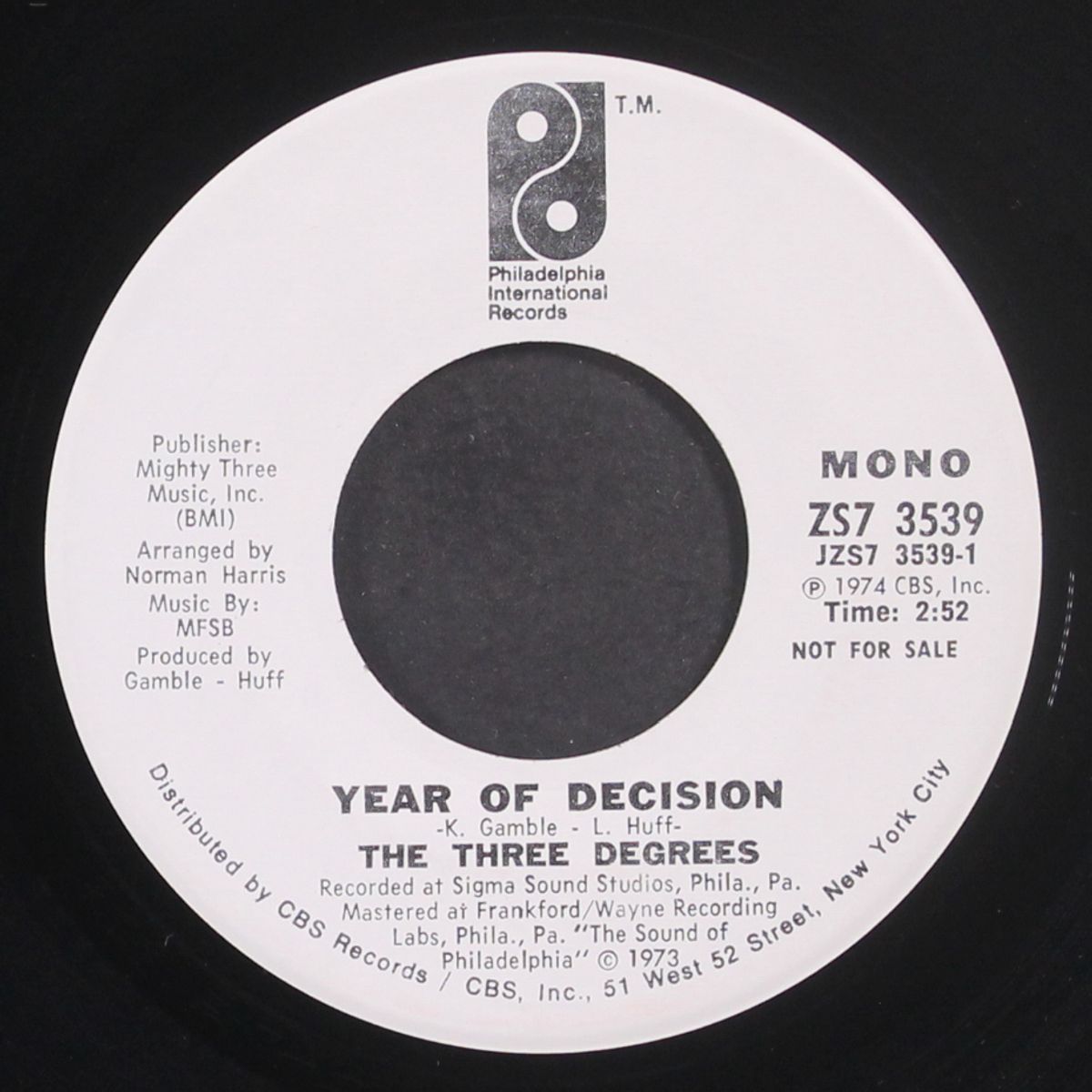 year of decision / mono by THREE DEGREES