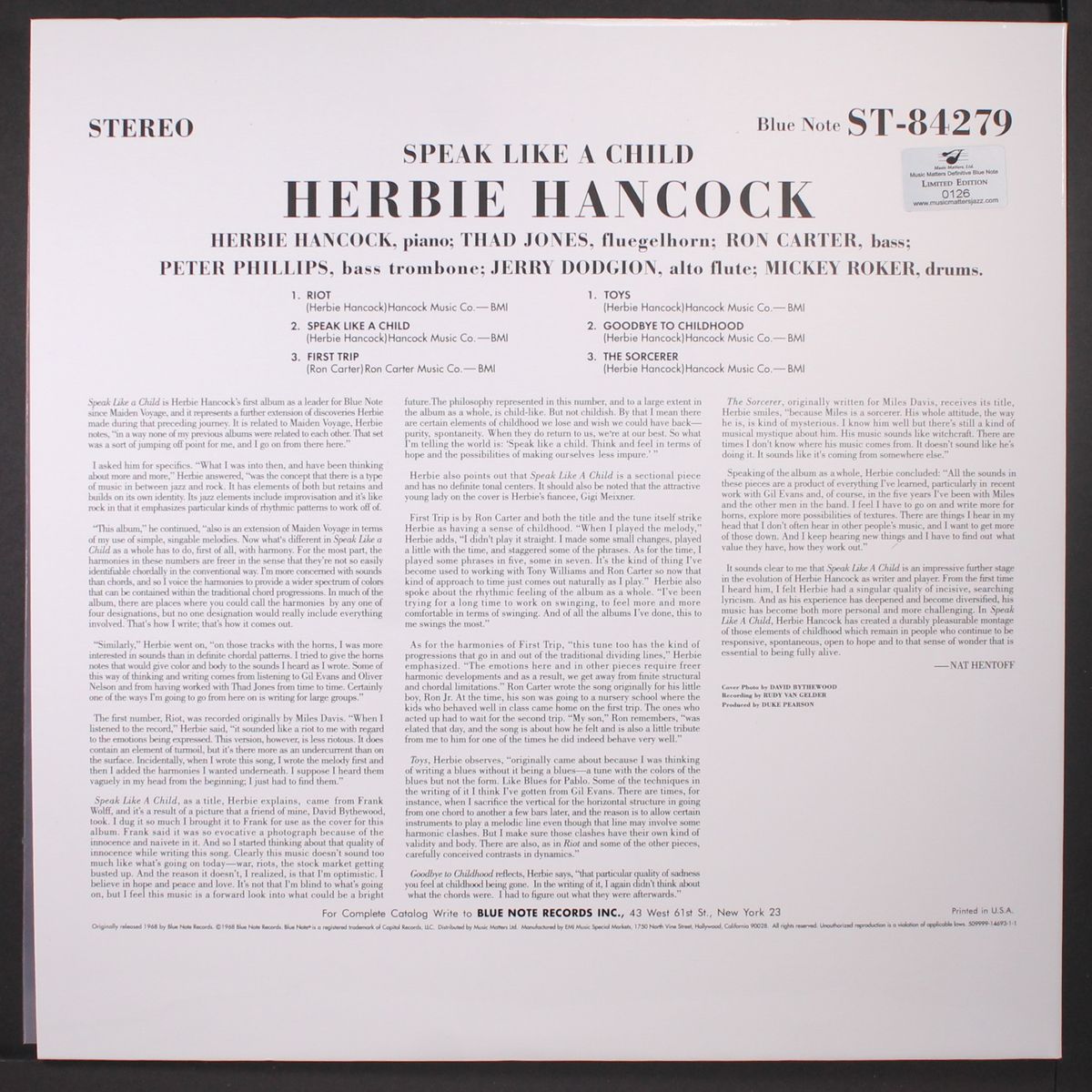 speak like a child by HERBIE HANCOCK