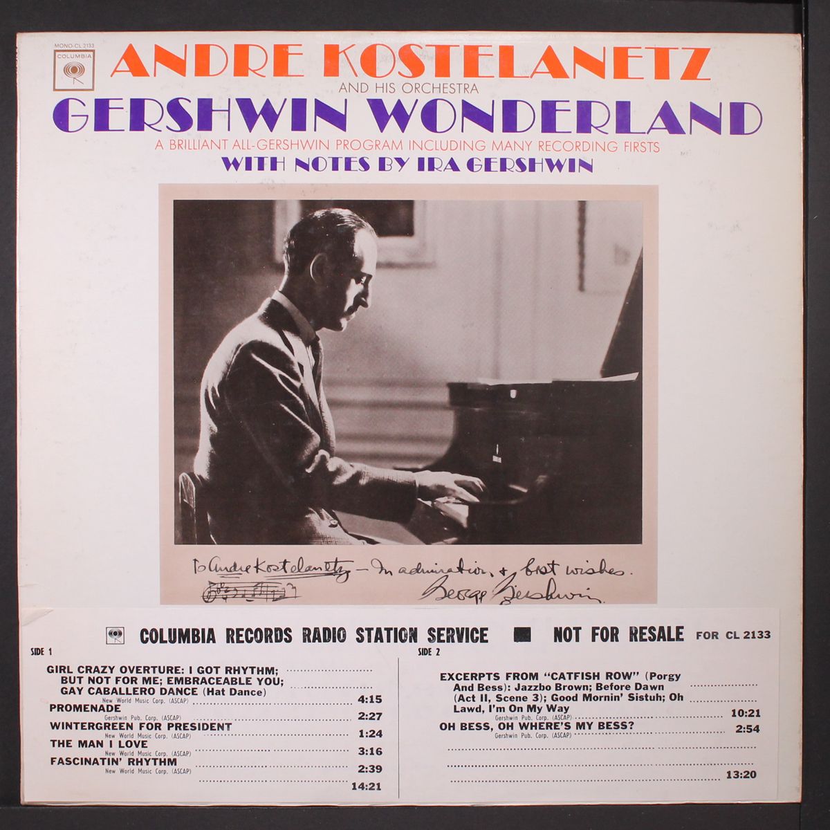 gershwin wonderland by ANDRE KOSTELANETZ