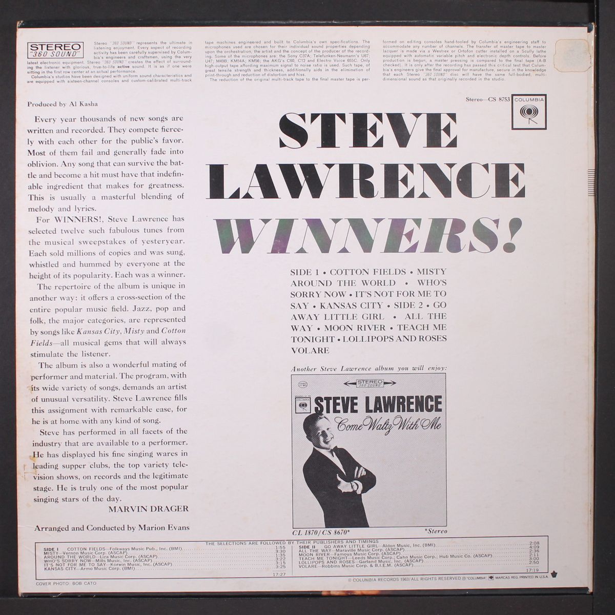 winners by STEVE LAWRENCE