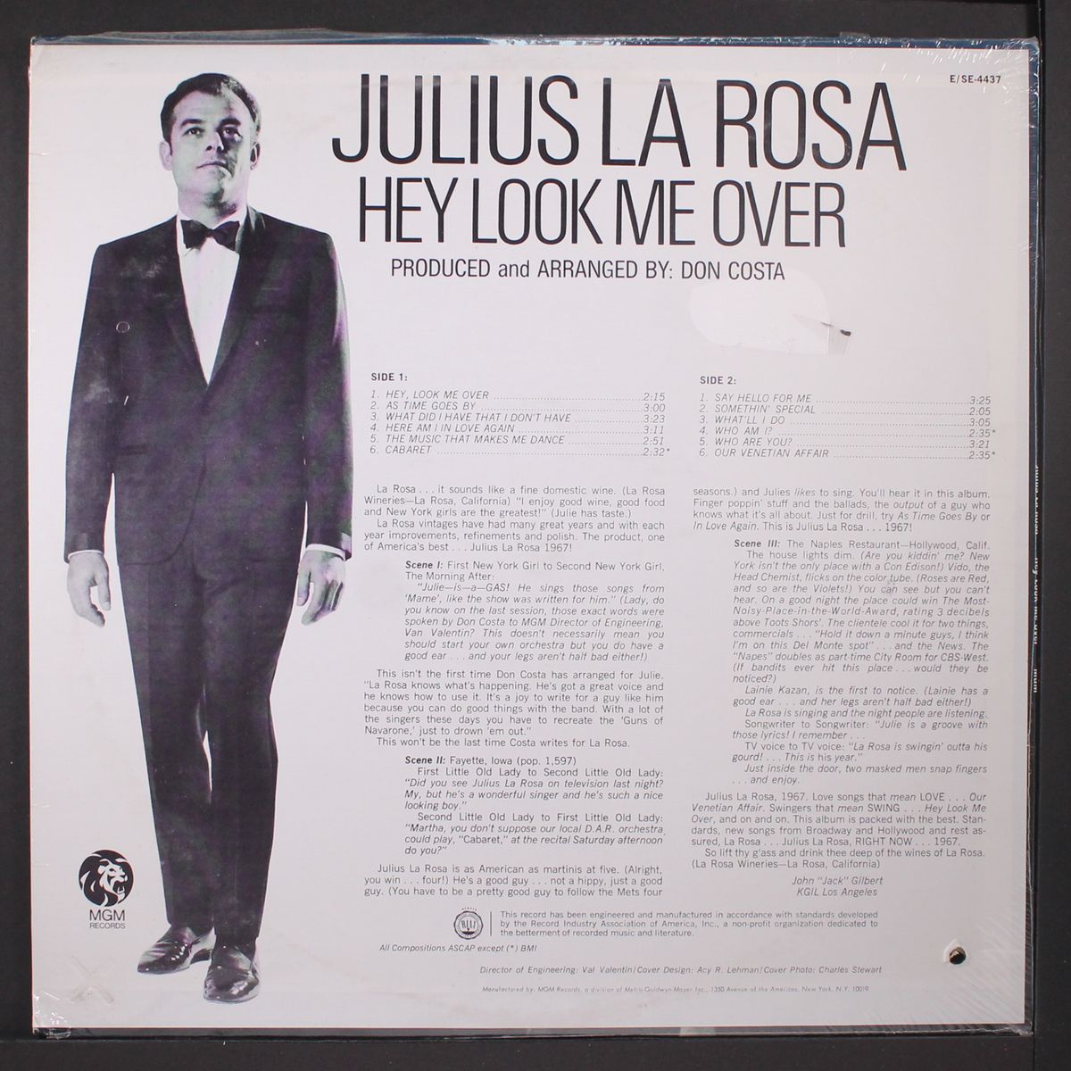 hey look me over by JULIUS LA ROSA