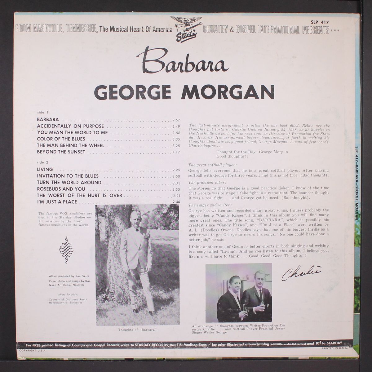 barbara by GEORGE MORGAN