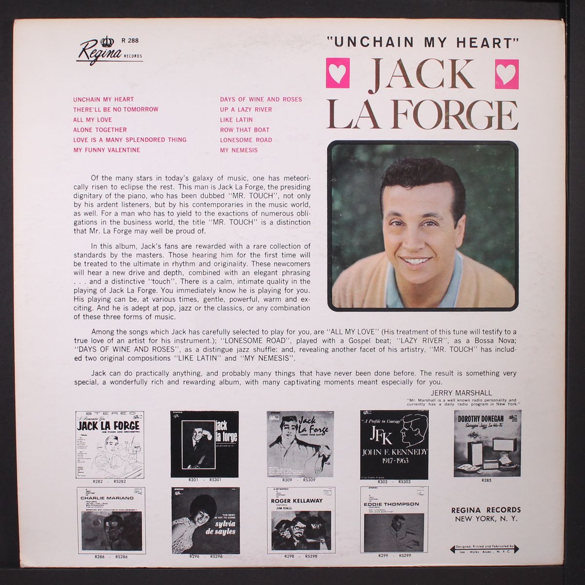 unchain my heart by JACK LA FORGE
