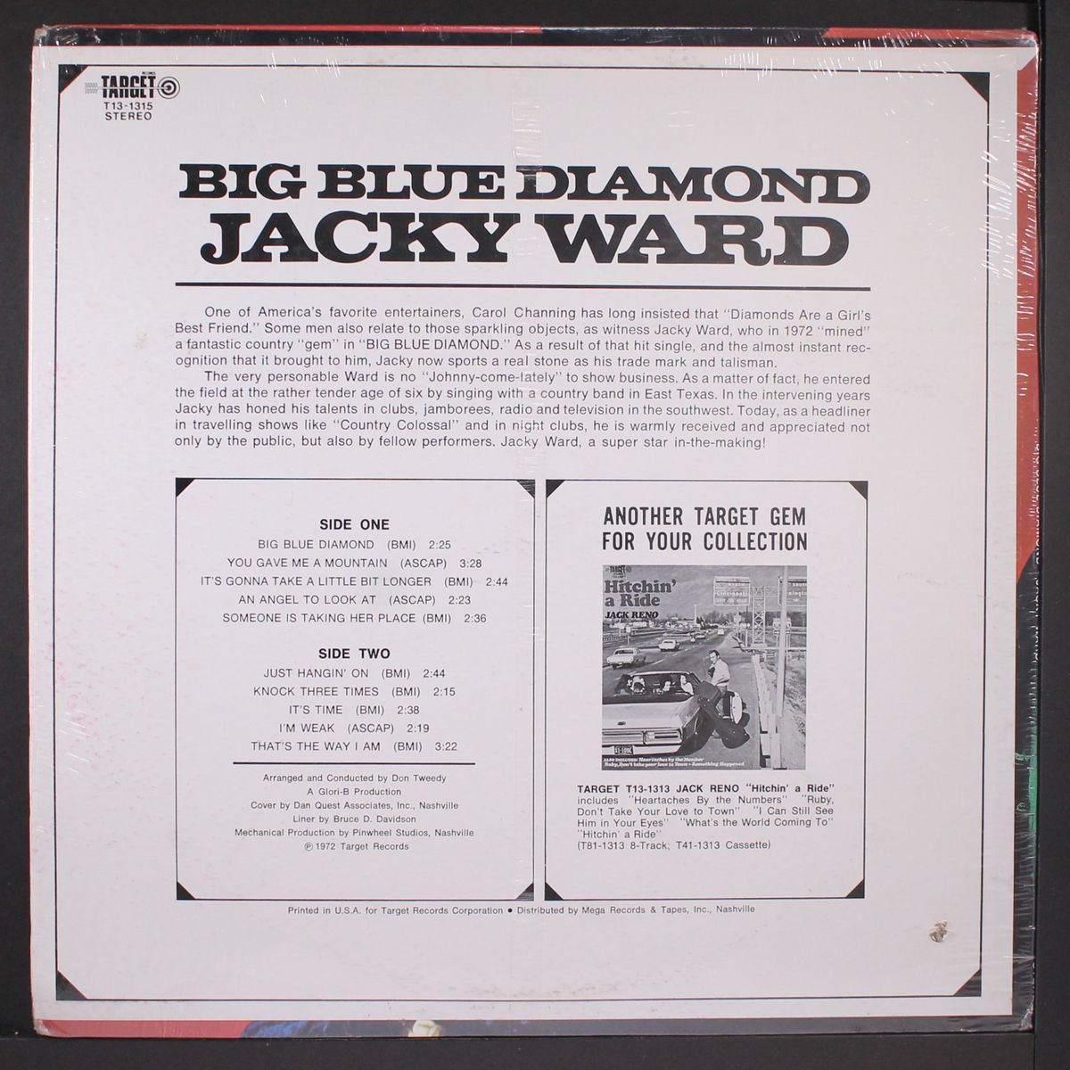 big blue diamond by JACKY WARD