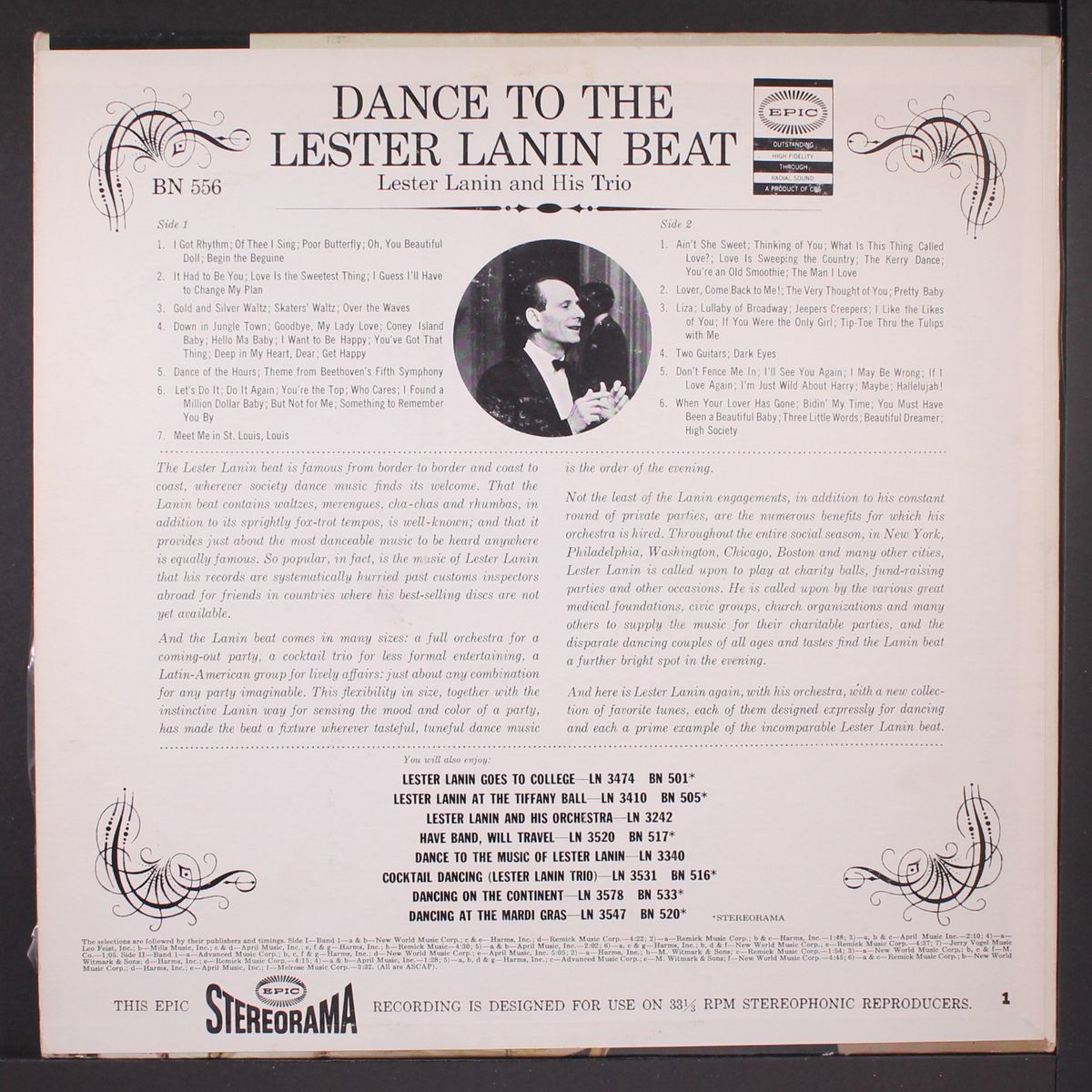 dance to the lester lanin beat by LESTER LANIN