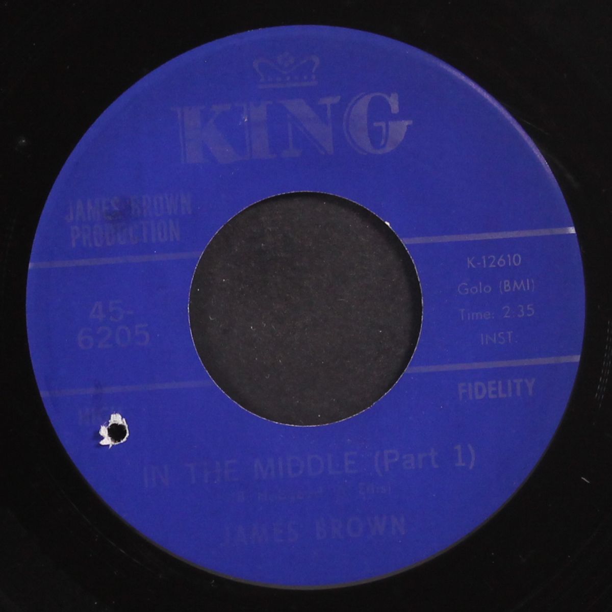 in the middle / let's unite the whole world at christmas by JAMES BROWN