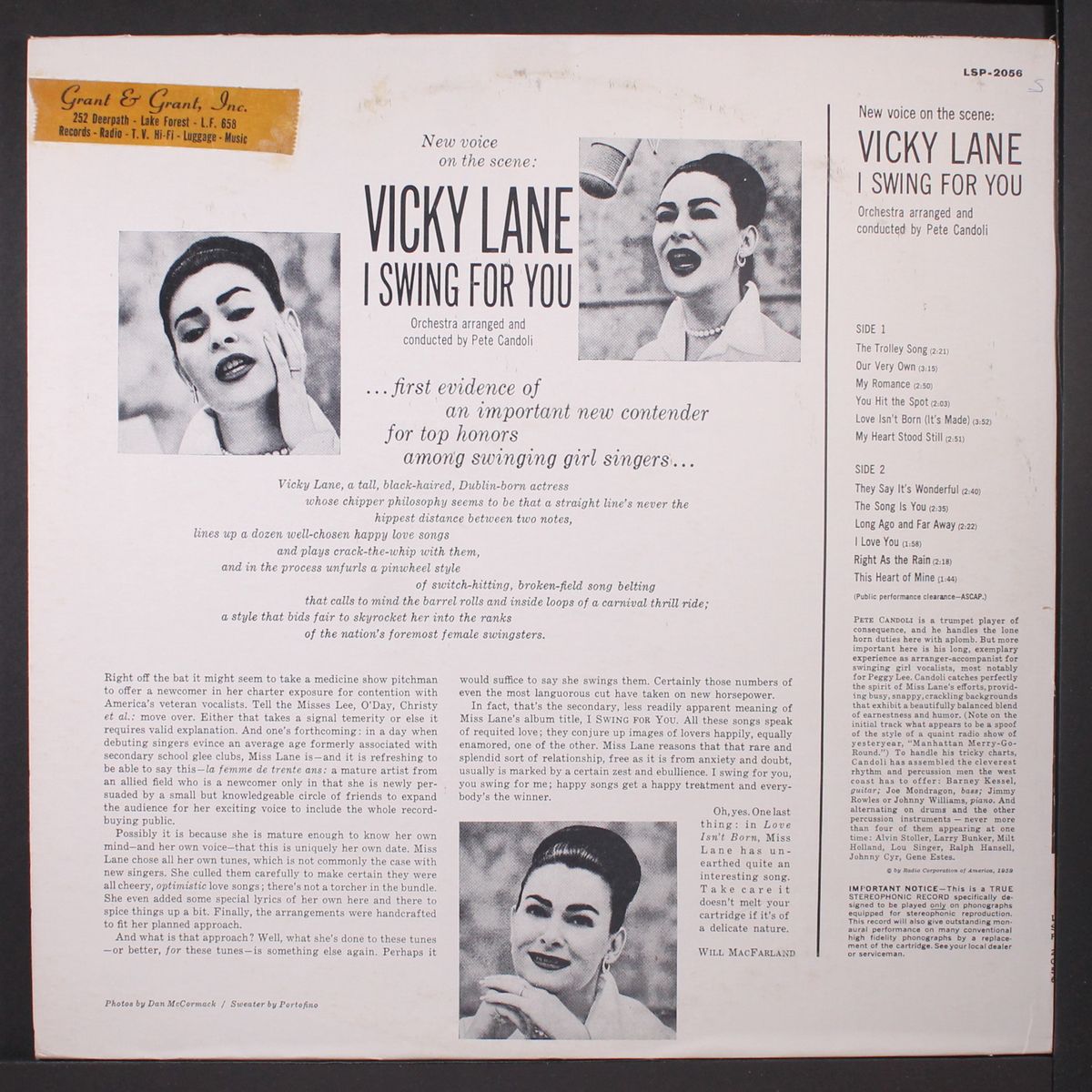 i swing for you by VICKY LANE