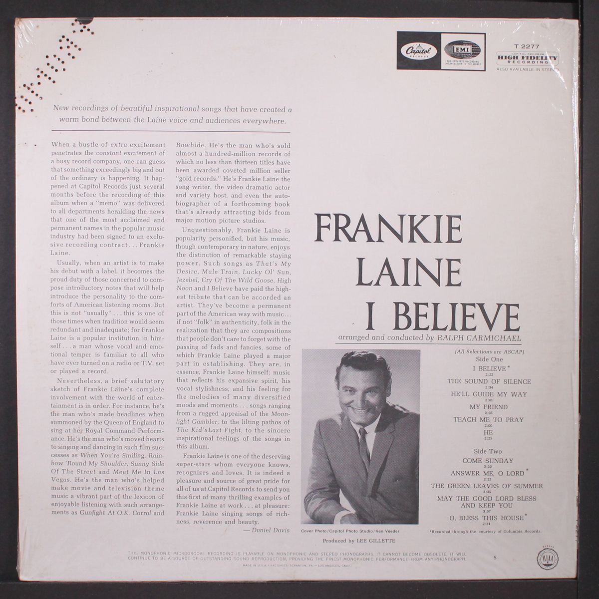 i believe by FRANKIE LAINE