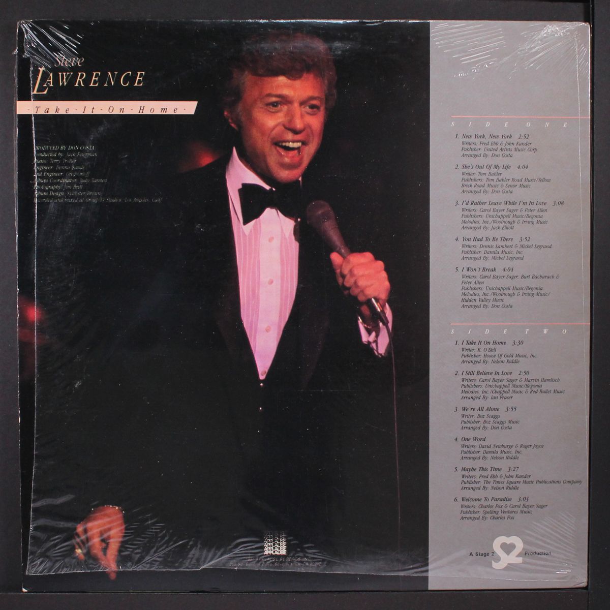take it on home by STEVE LAWRENCE