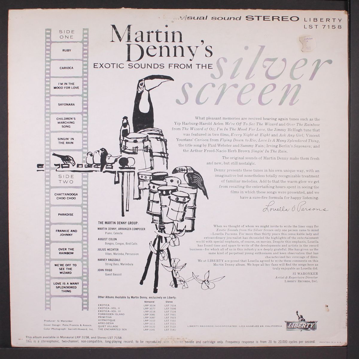 exotic sounds from the silver screen by MARTIN DENNY