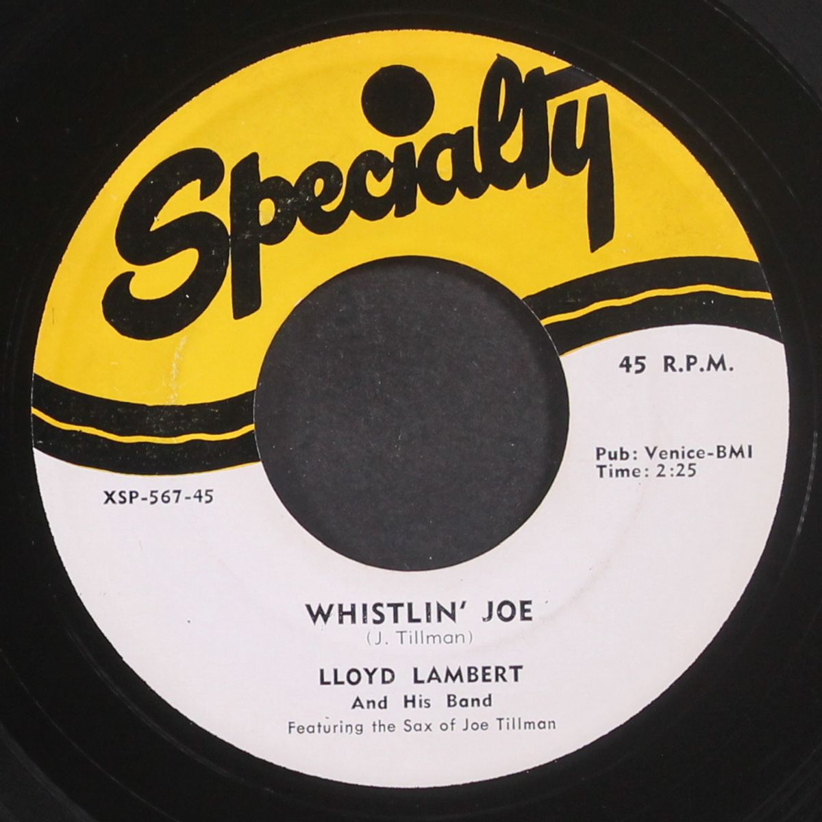hop 'n' jump / whistlin' joe by LLOYD LAMBERT