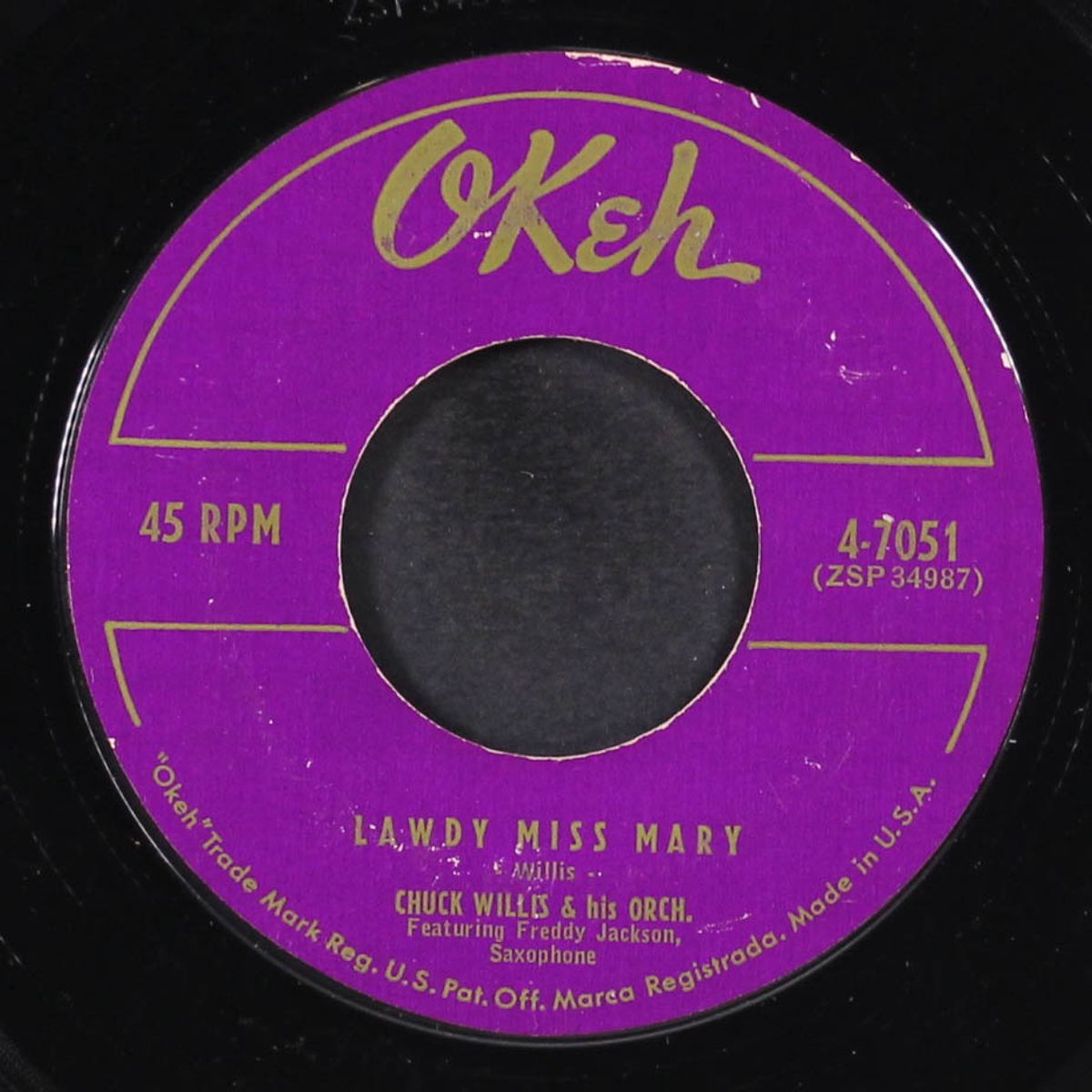 lawdy miss mary / love-struck by CHUCK WILLIS