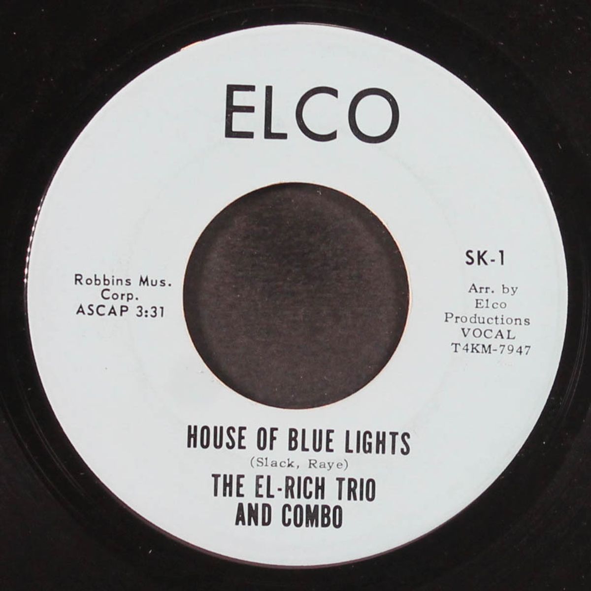 house of blue lights / this i swear by EL-RICH TRIO & COMBO