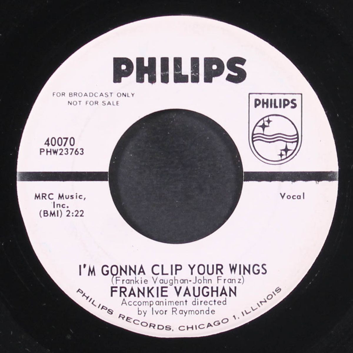 hercules / i'm gonna clip your wings by FRANKIE VAUGHAN