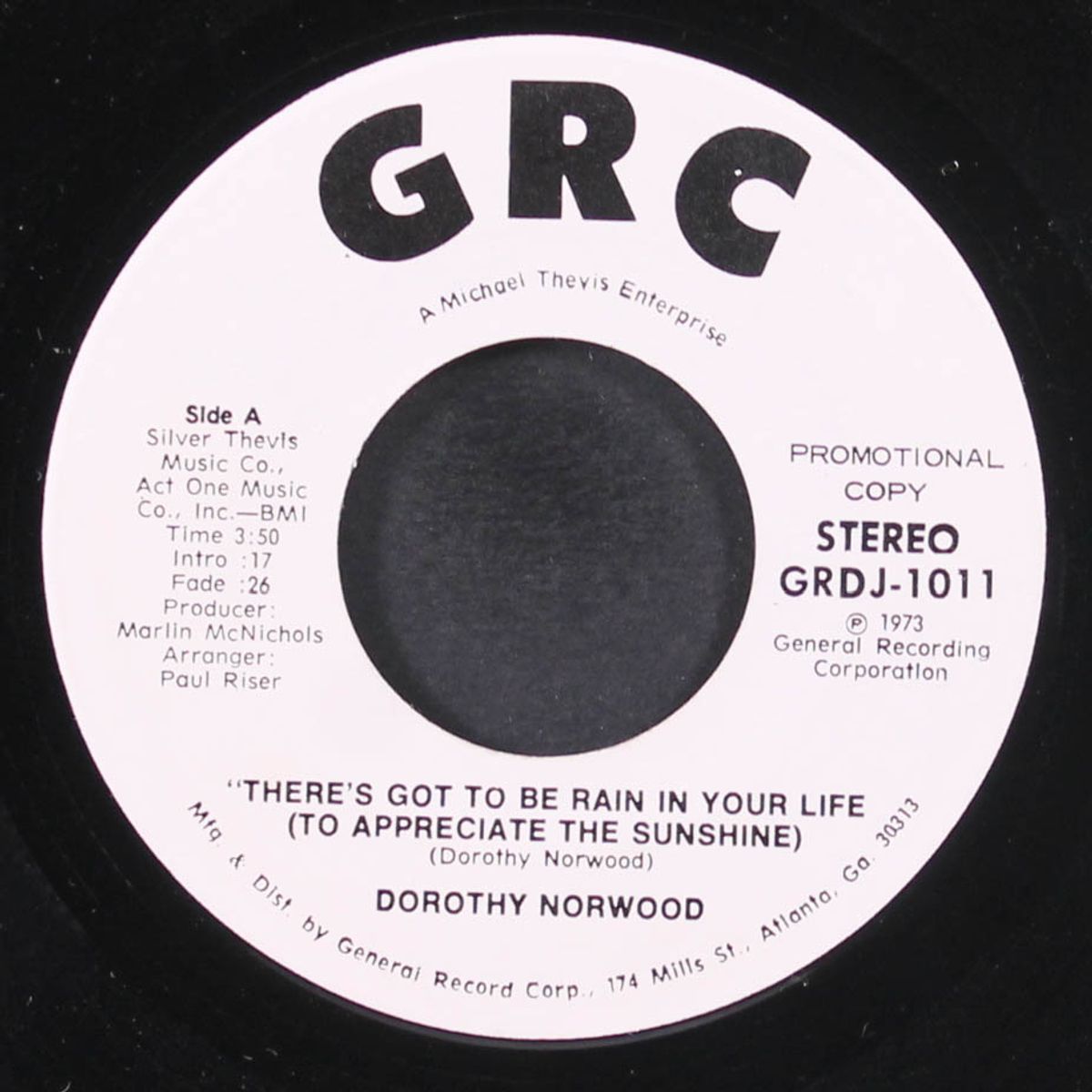 there's got to be rain in your life / mono by DOROTHY NORWOOD
