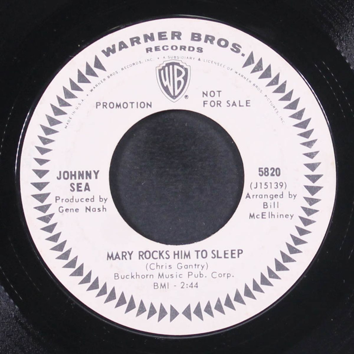 day for decision / mary rocks him to sleep by JOHNNY SEA