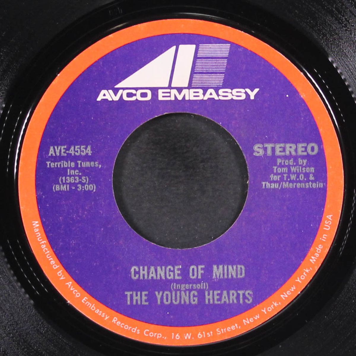 change of mind / oo la we by YOUNG HEARTS