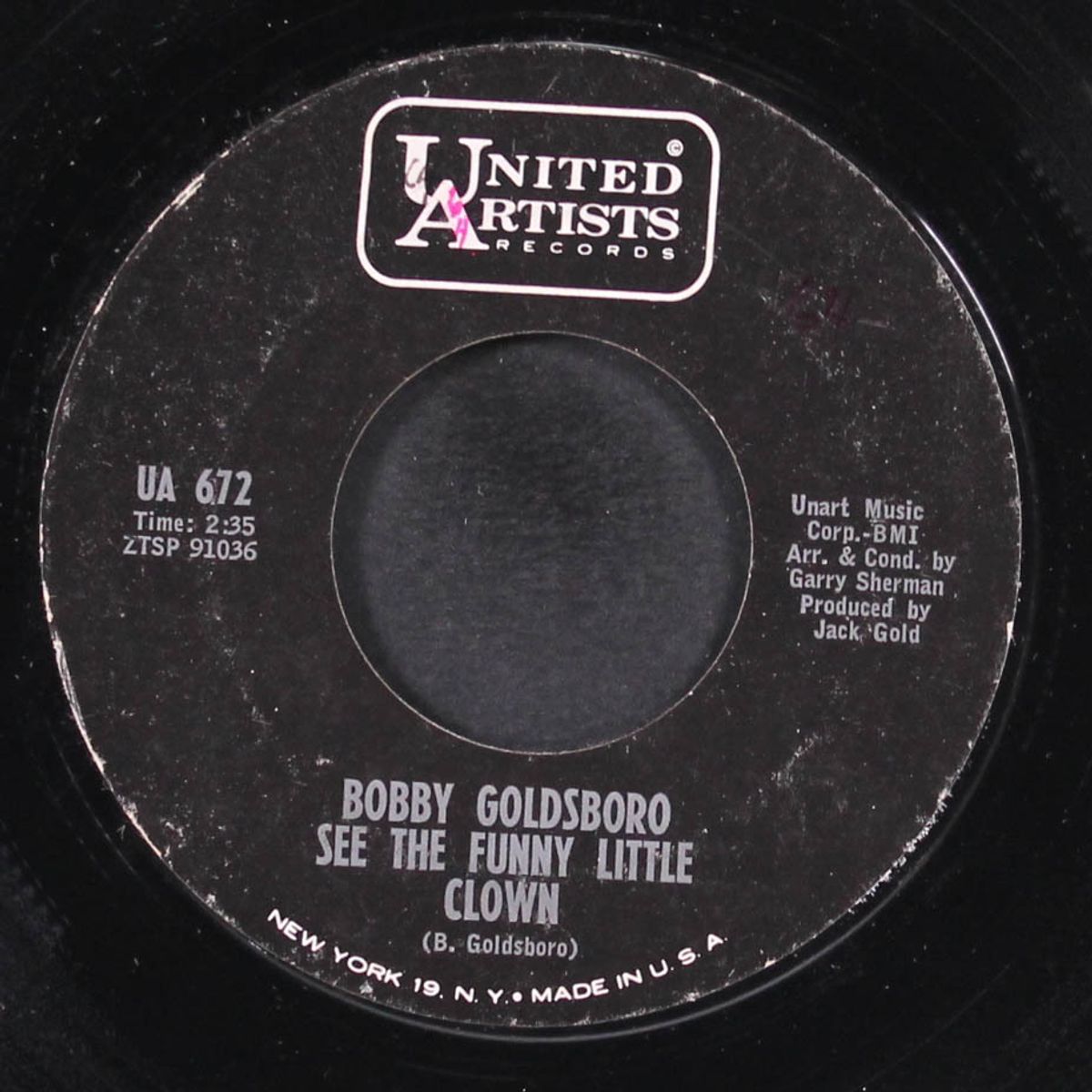 see the funny little clown by BOBBY GOLDSBORO