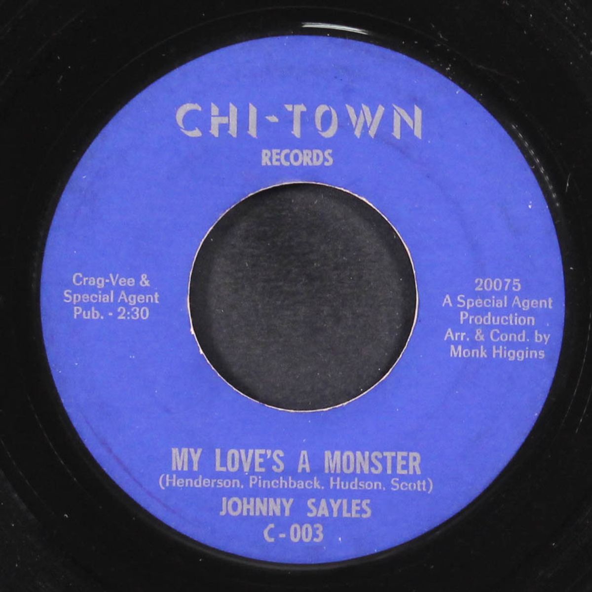 my love's a monster / never let me go by JOHNNY SAYLES