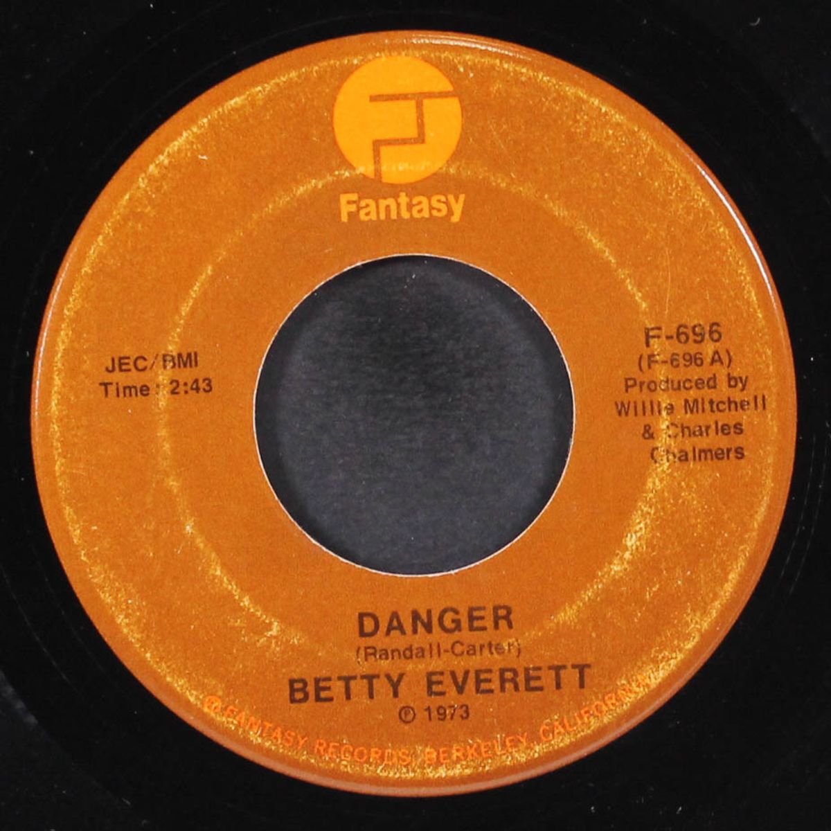 just a matter of time till you're gone / danger by BETTY EVERETT