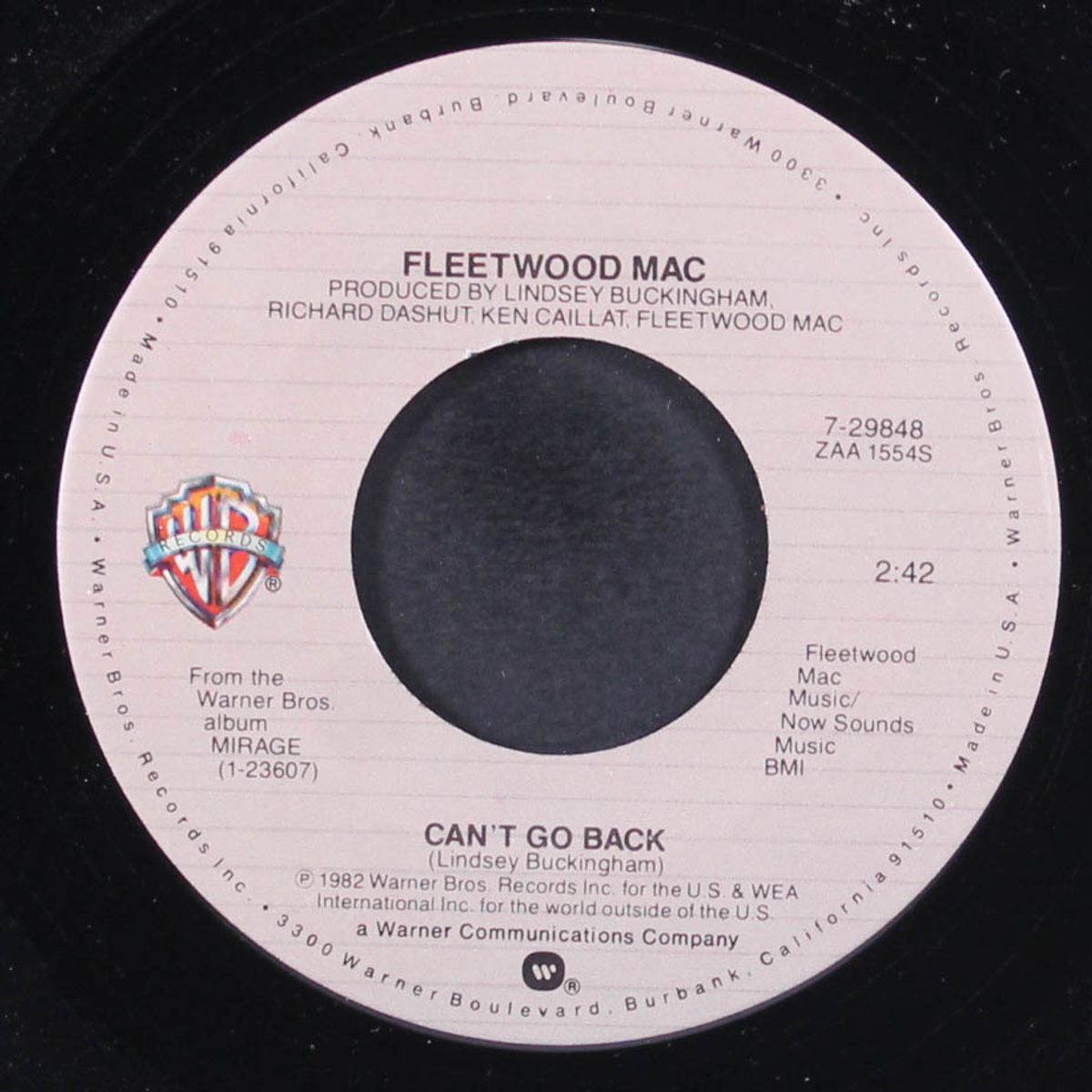 love in store / can't go back by FLEETWOOD MAC