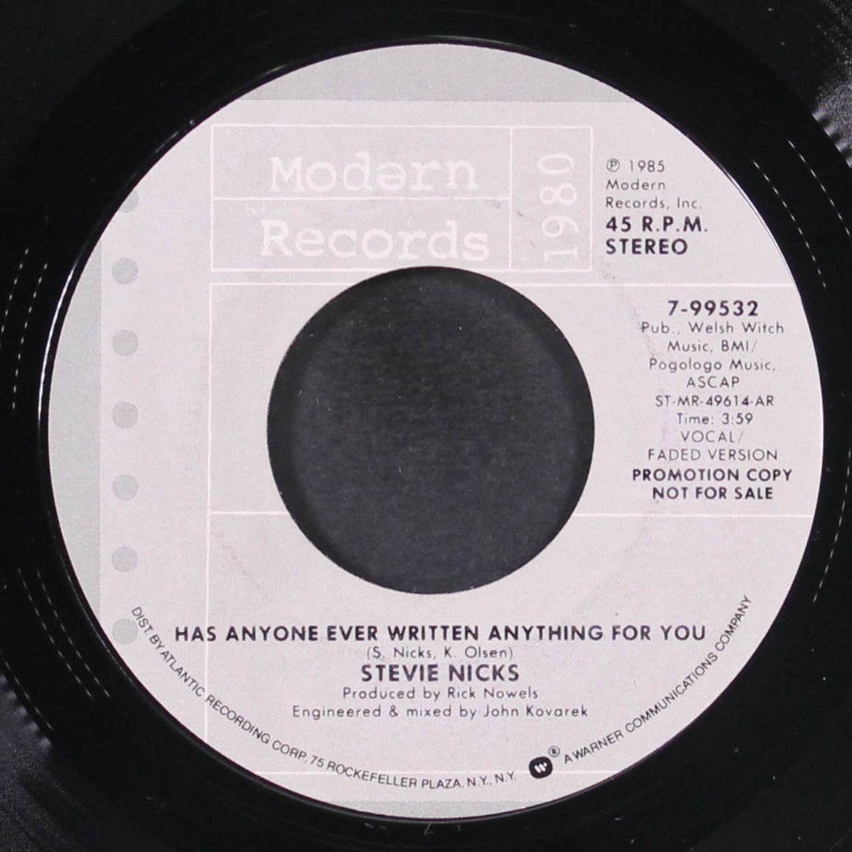 has anyone ever written anything for you / short by STEVIE NICKS