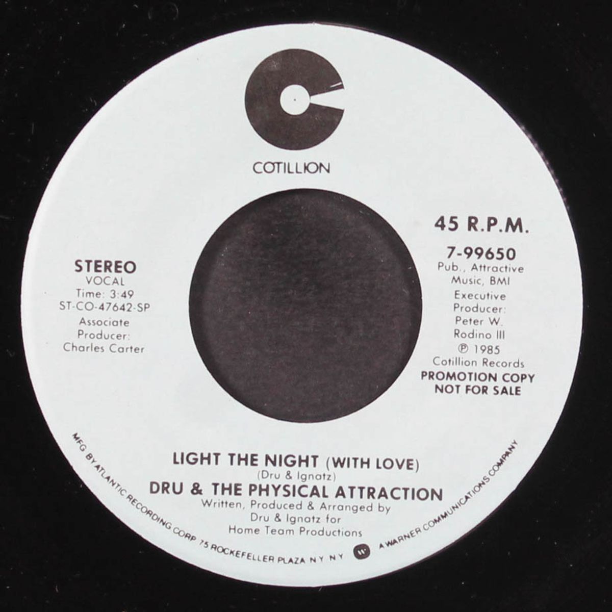 light the night (with love) / same by DRU & THE PHYSICAL ATTRACTION