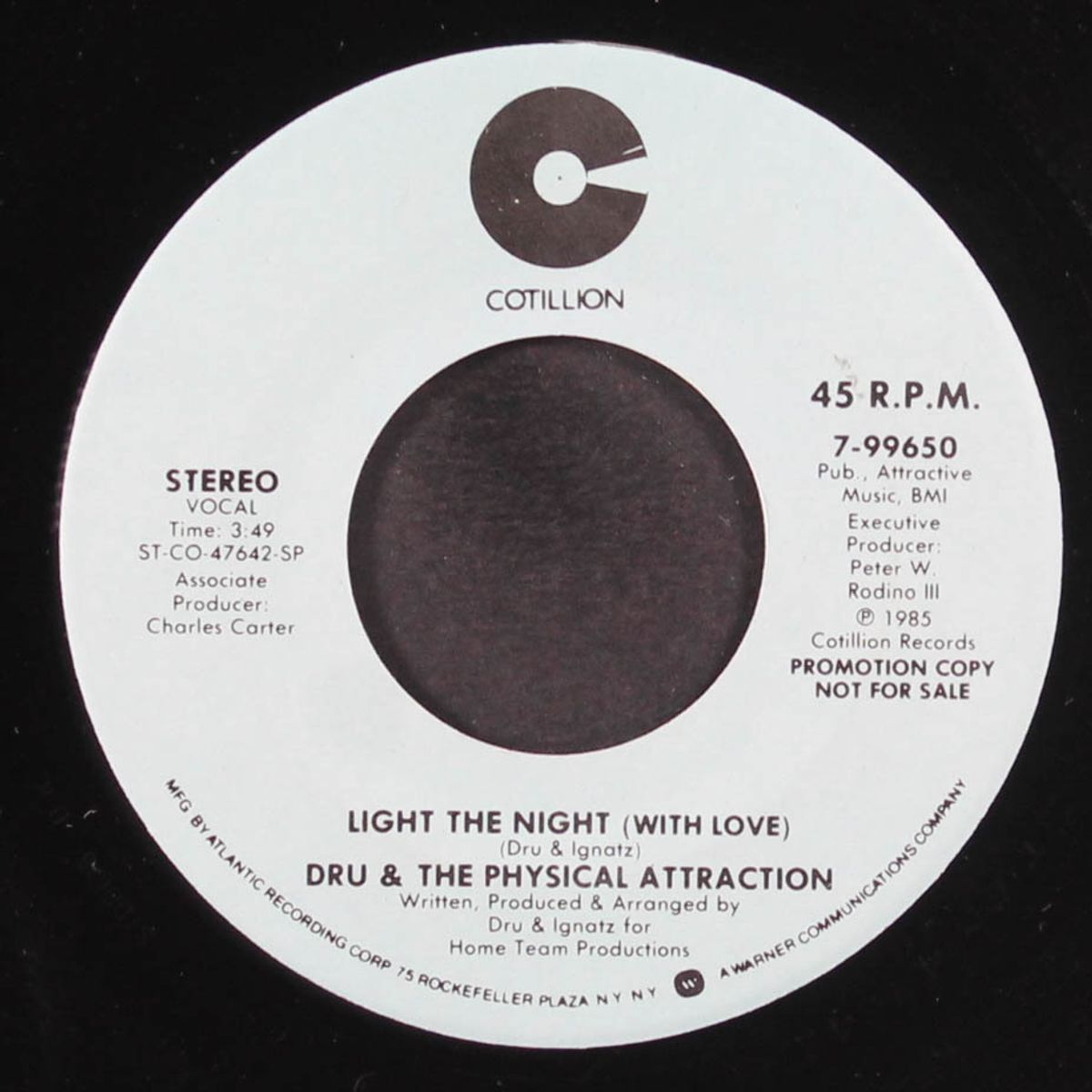 light the night (with love) / same by DRU & THE PHYSICAL ATTRACTION