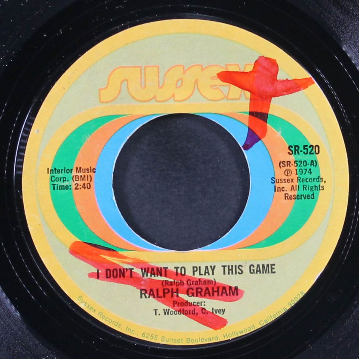 i don't want to play this game / let me love you by RALPH GRAHAM