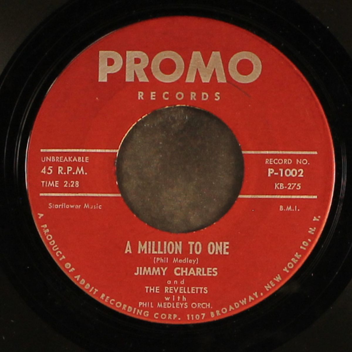 a million to one / hop scotch hop by JIMMY CHARLES