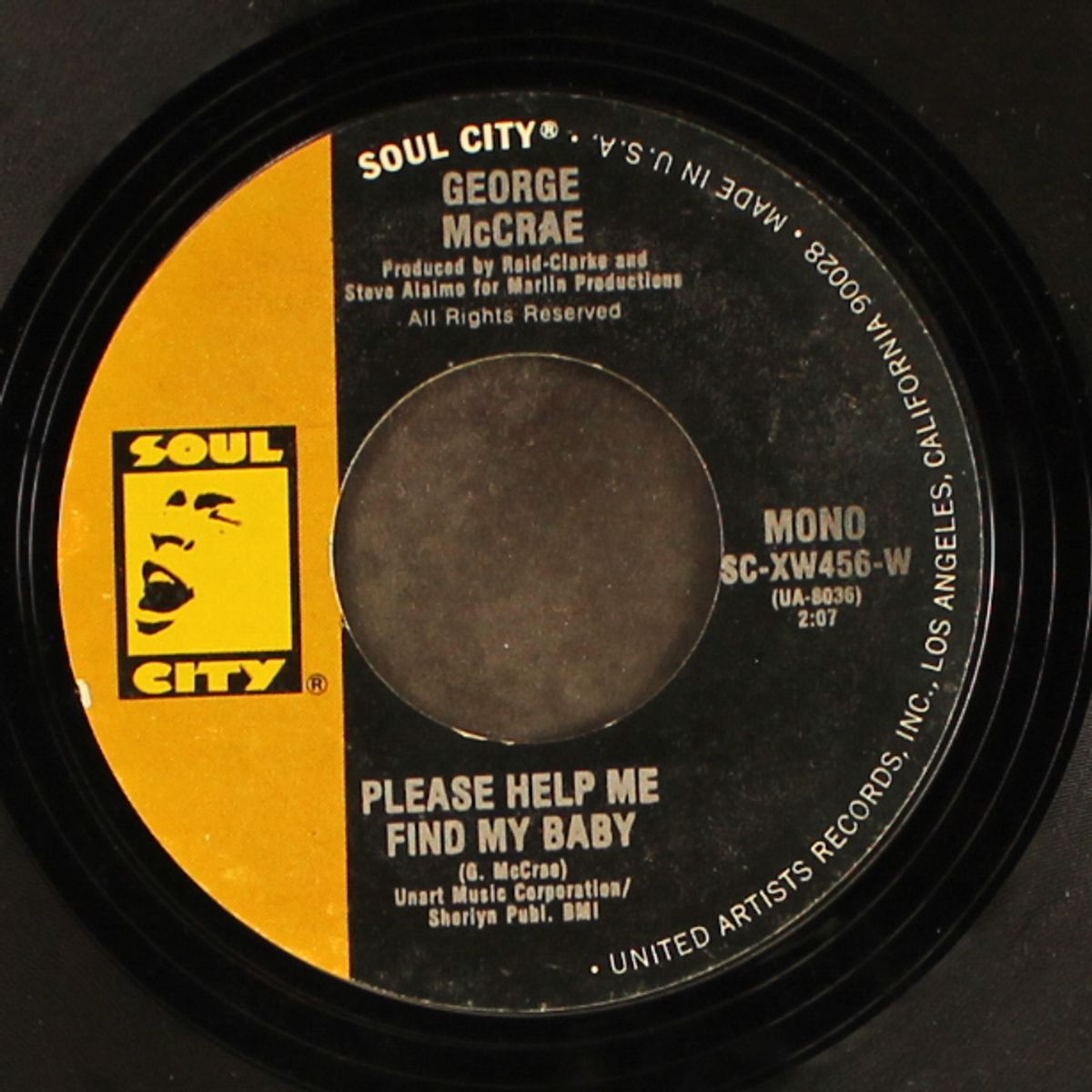 take it all off / please help me find my baby by GEORGE MCCRAE