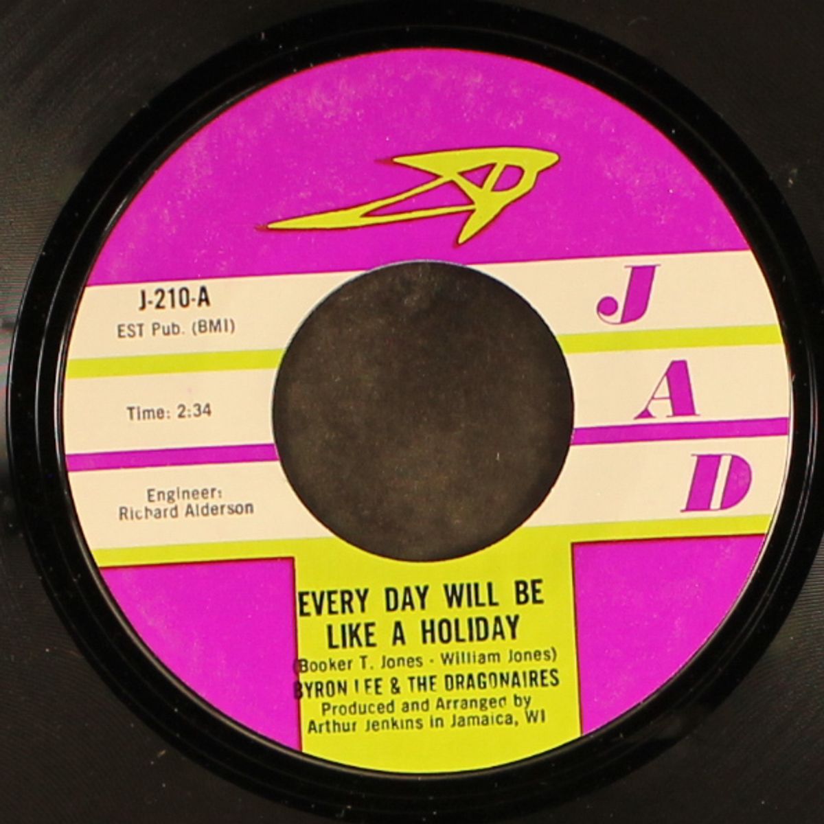 every day will be like a holiday / don't cry by BYRON LEE & DRAGONAIRES