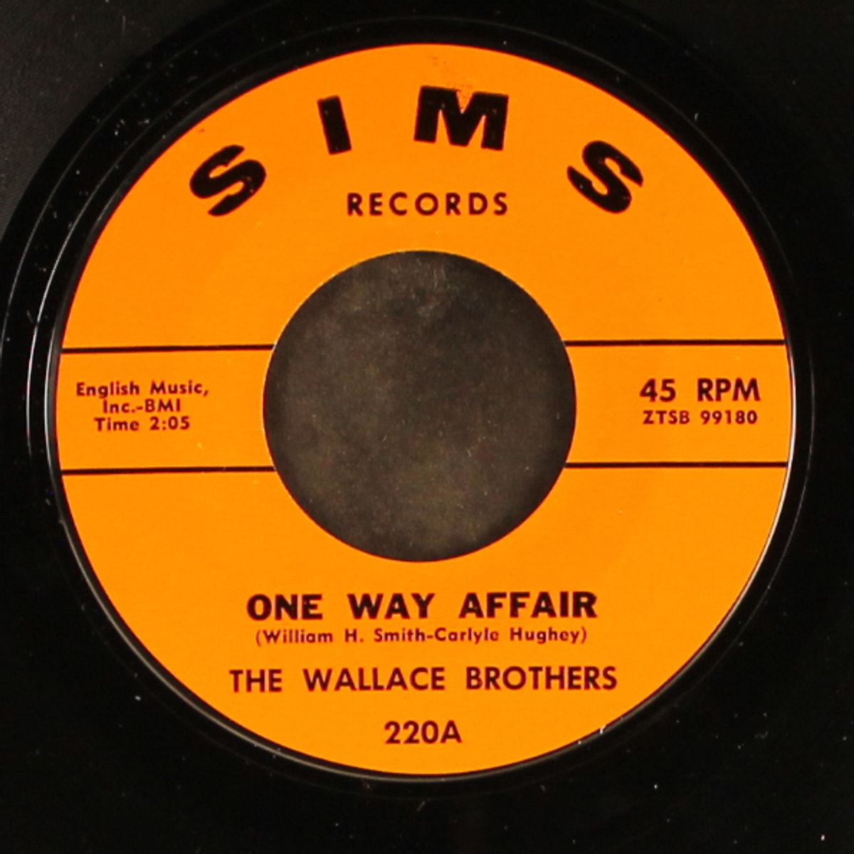 one way affair / go on girl by WALLACE BROTHERS