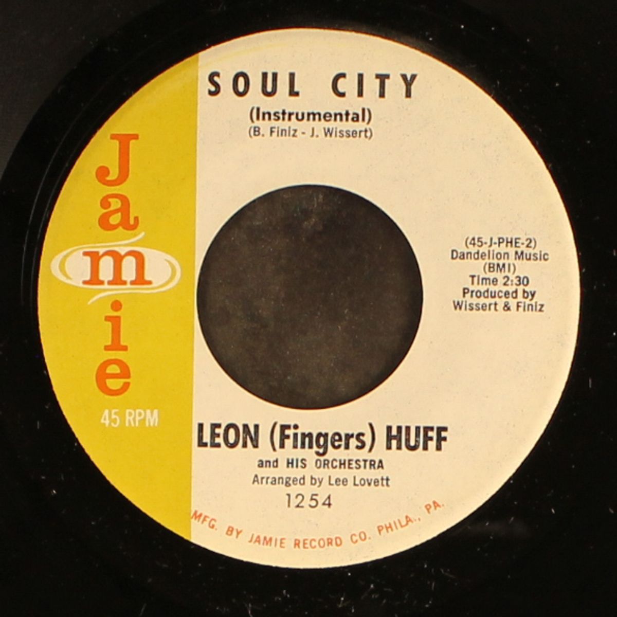 soul city / instrumental by PERVIS HERDER / LEON HUFF