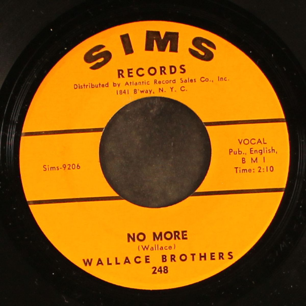 darlin' i love you so / no more by WALLACE BROTHERS