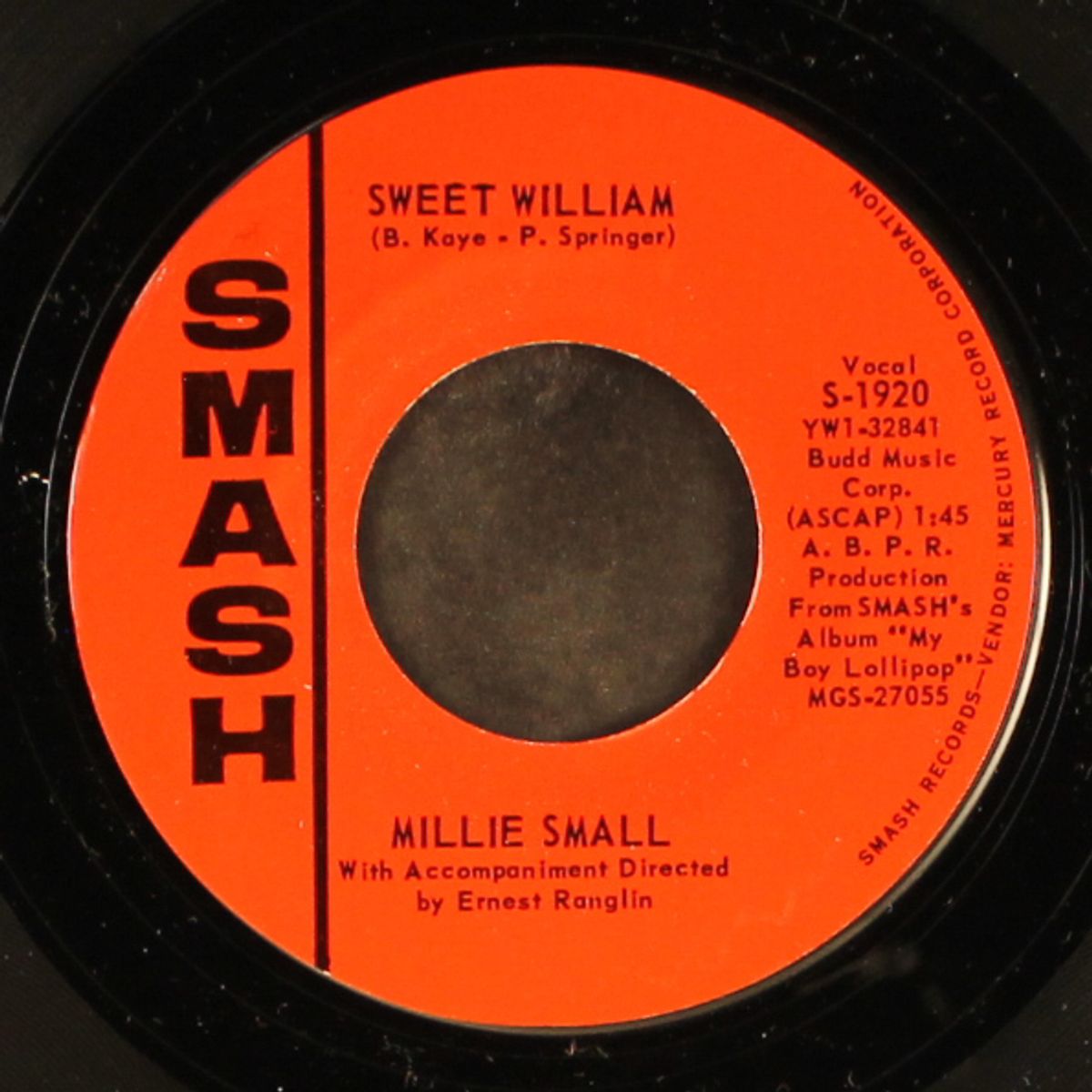 sweet william / what am i living for by MILLIE SMALL