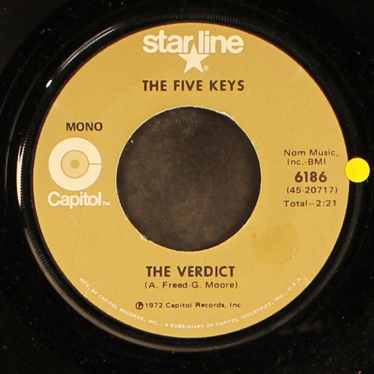 the verdict / out of sight, out of mind by FIVE KEYS