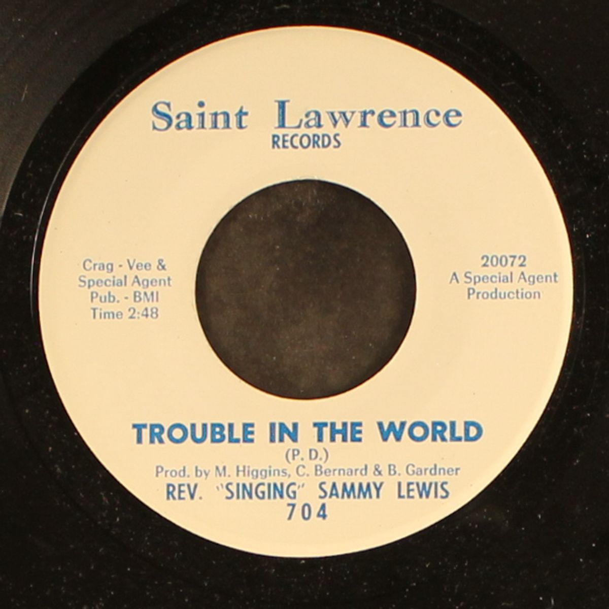 trouble in the world by REV. 'SINGING' SAMMY LEWIS
