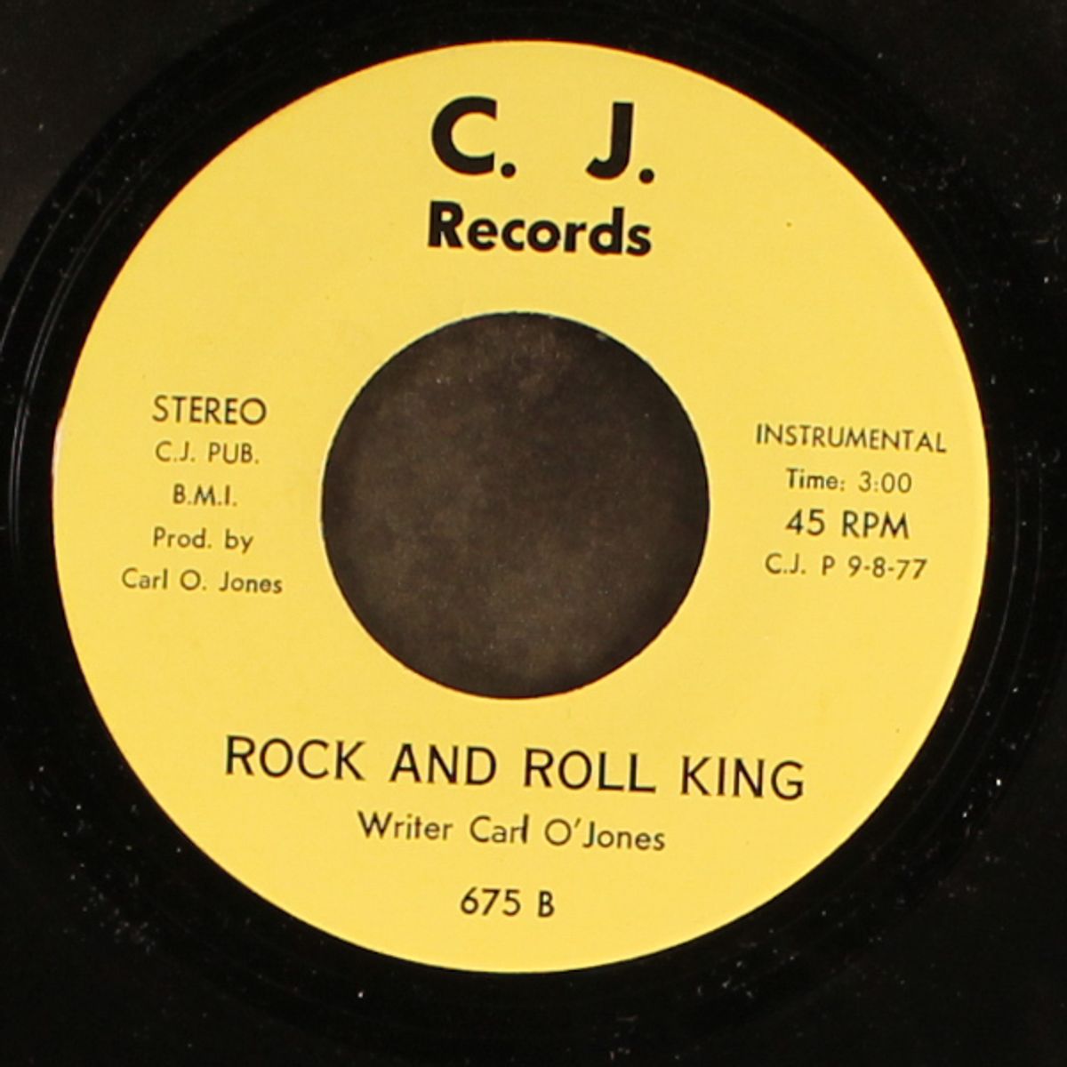 rock and roll king / instro by CARL JONES