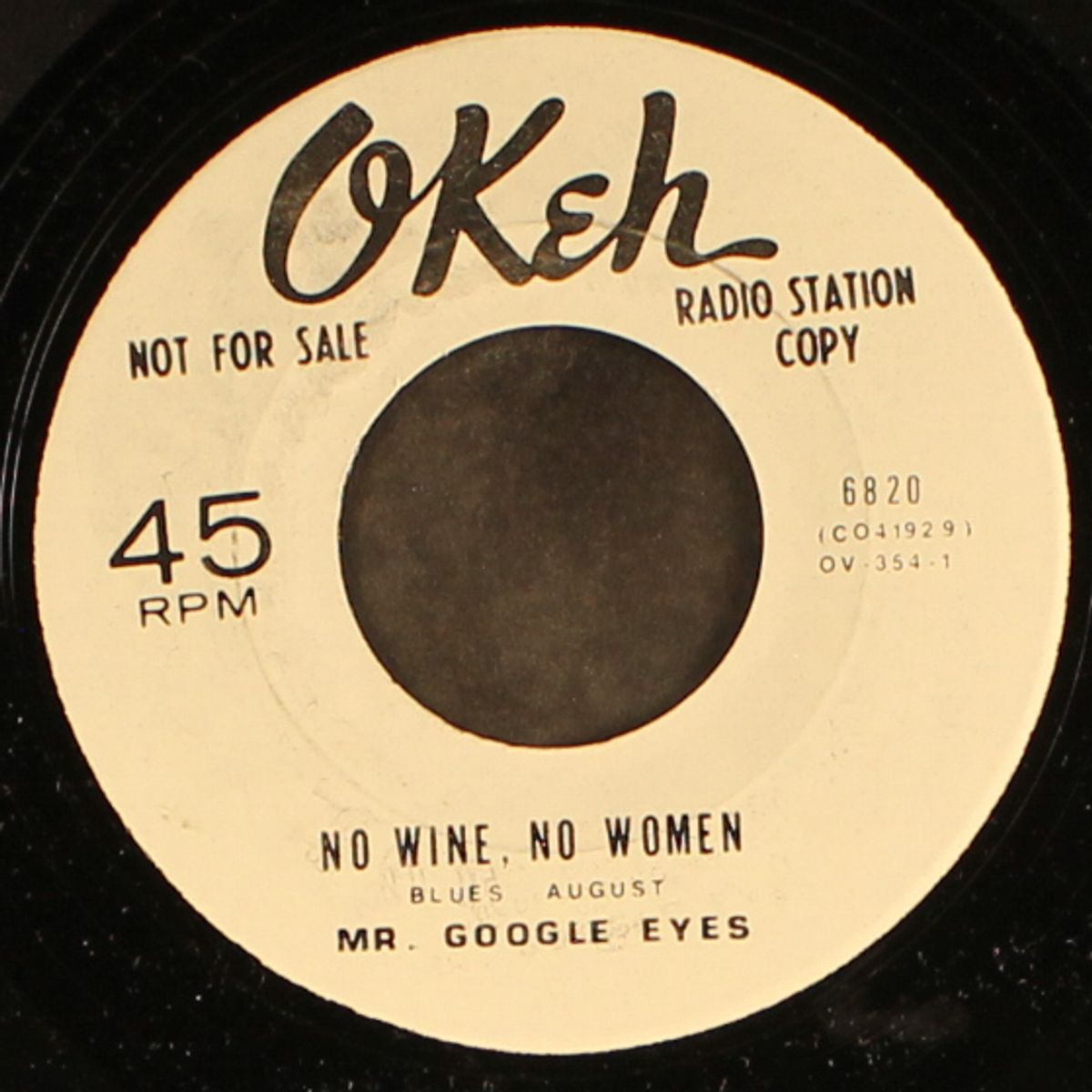 no wine, no women / rough and rocky road by MR. GOOGLE EYES