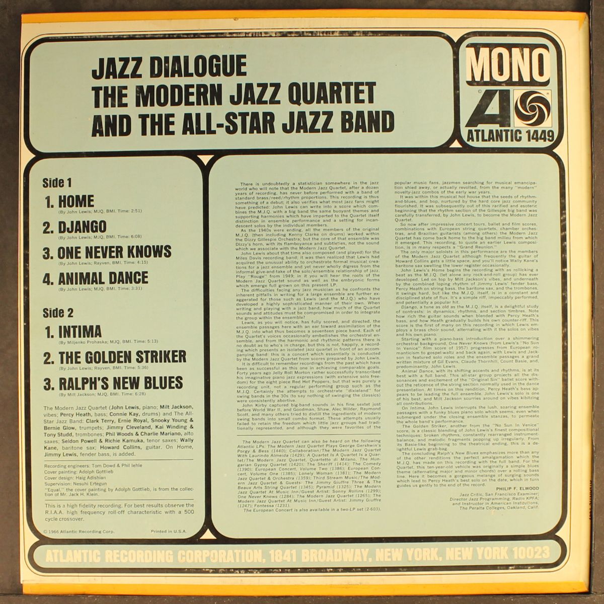 jazz dialogue by MODERN JAZZ QUARTET
