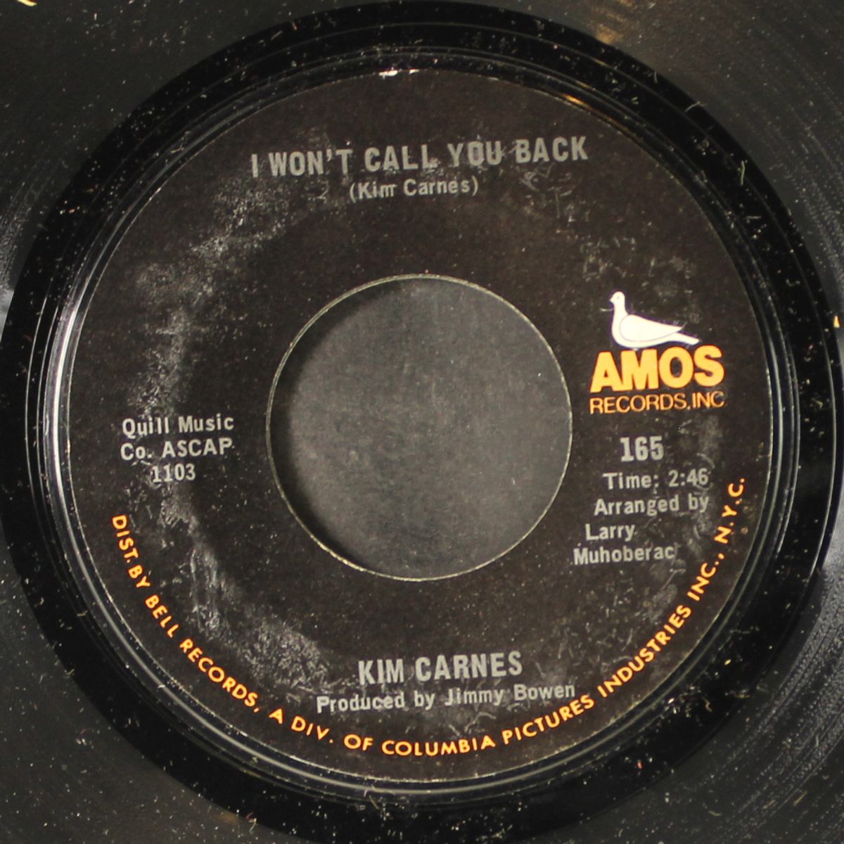 to love / i won't call you back by KIM CARNES