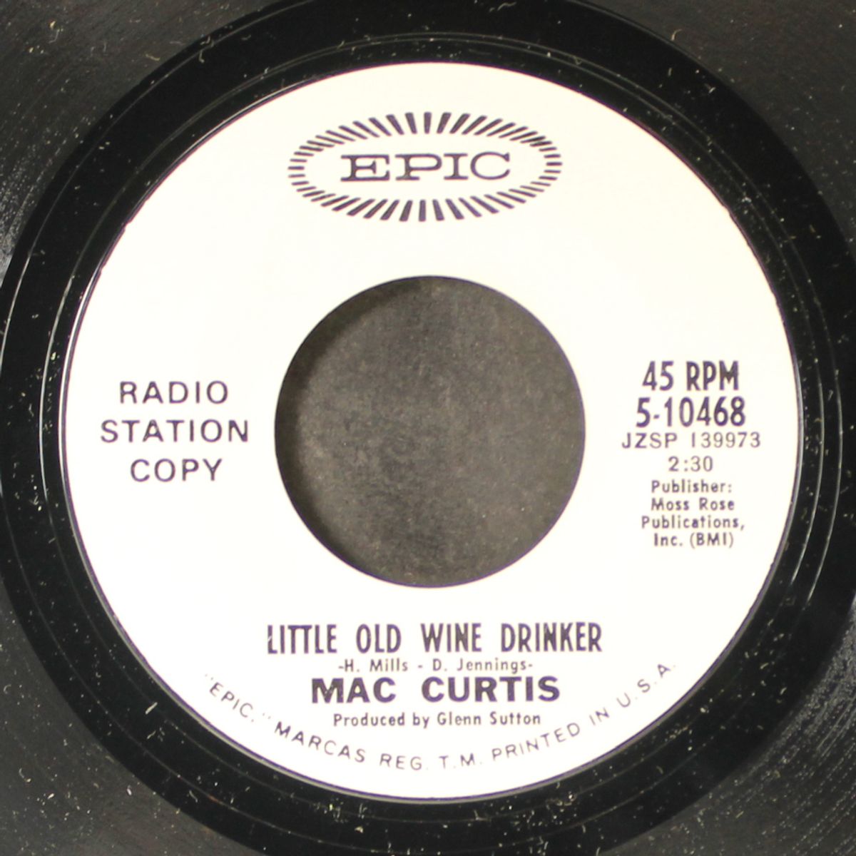 happiness lives in this house / little old wine drinker by MAC CURTIS