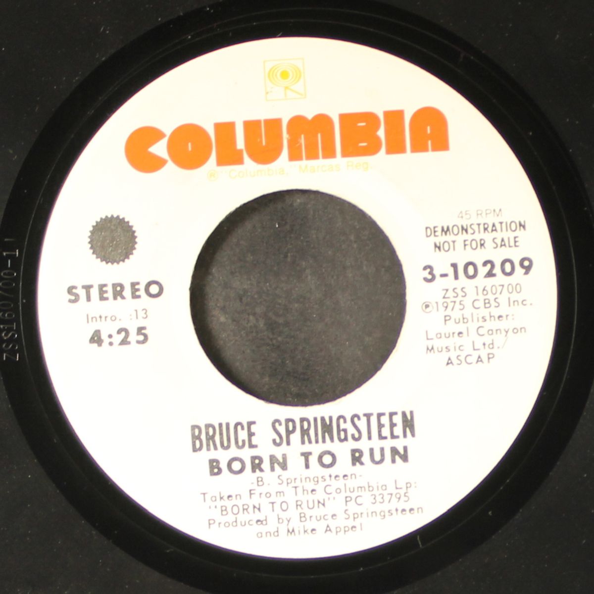 born to run / mono by BRUCE SPRINGSTEEN