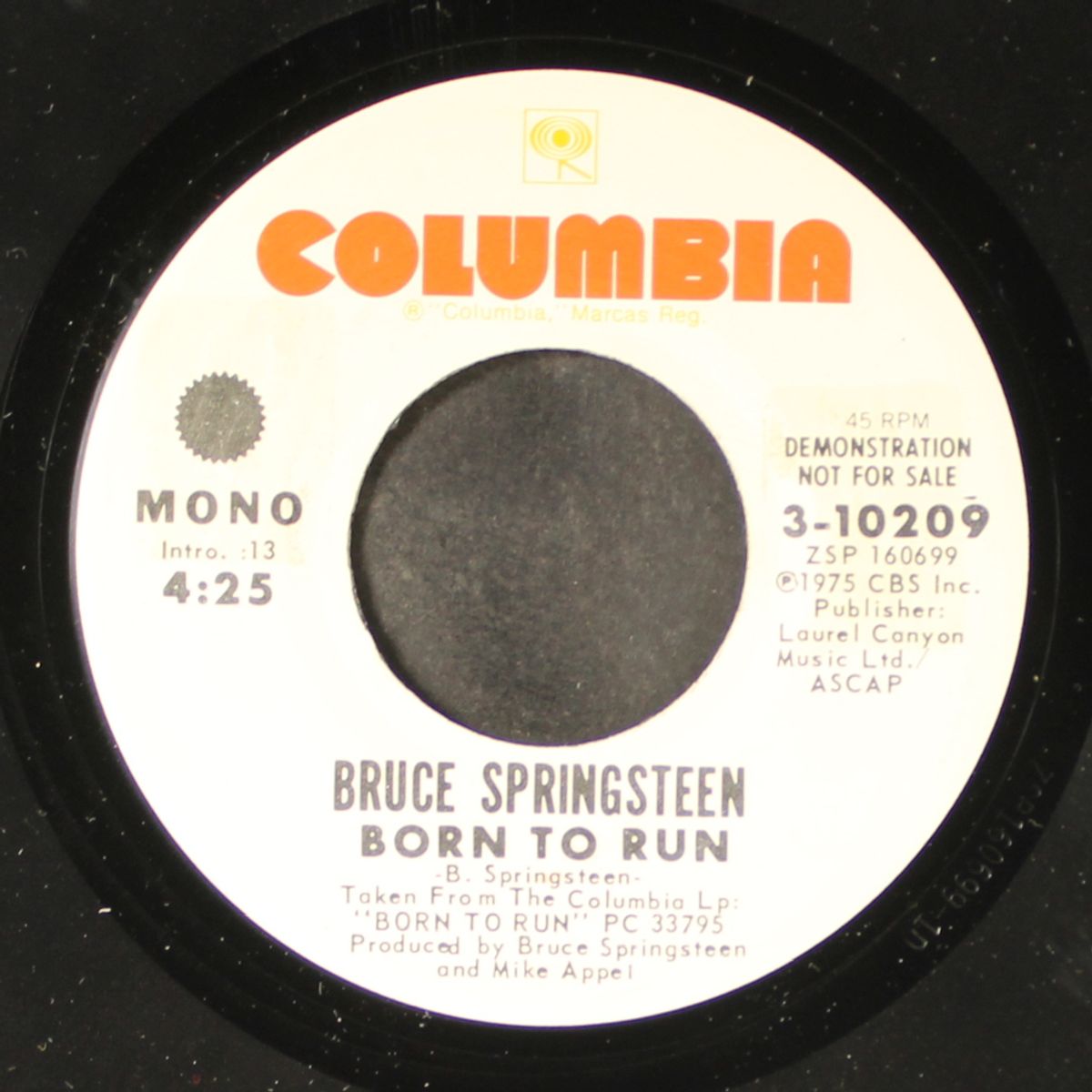 born to run / mono by BRUCE SPRINGSTEEN