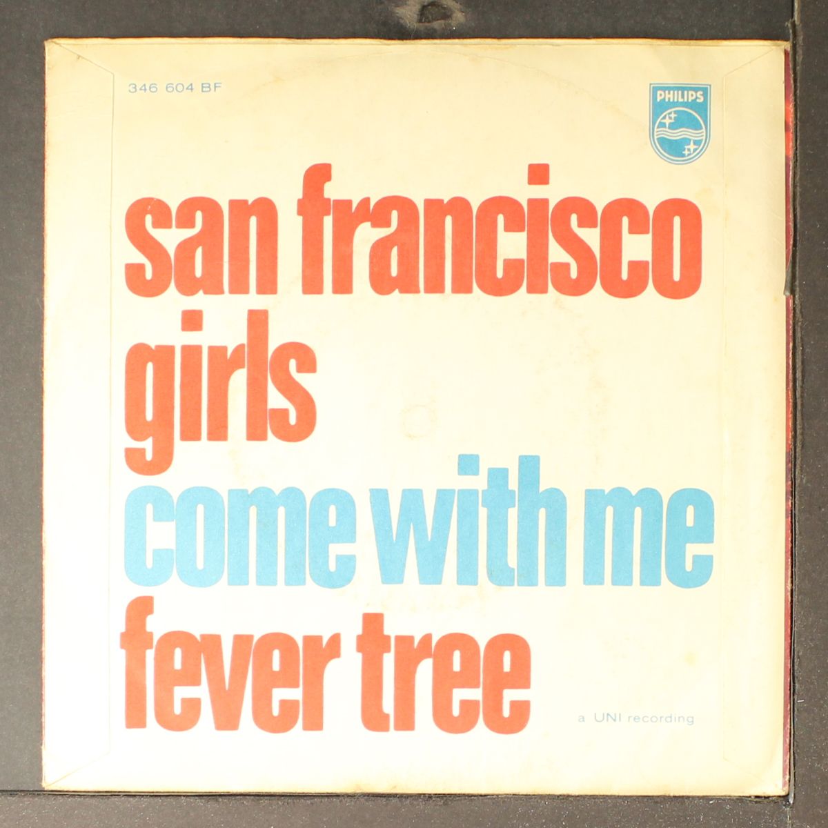 san francisco girls (return of the native) / come with me by FEVER TREE