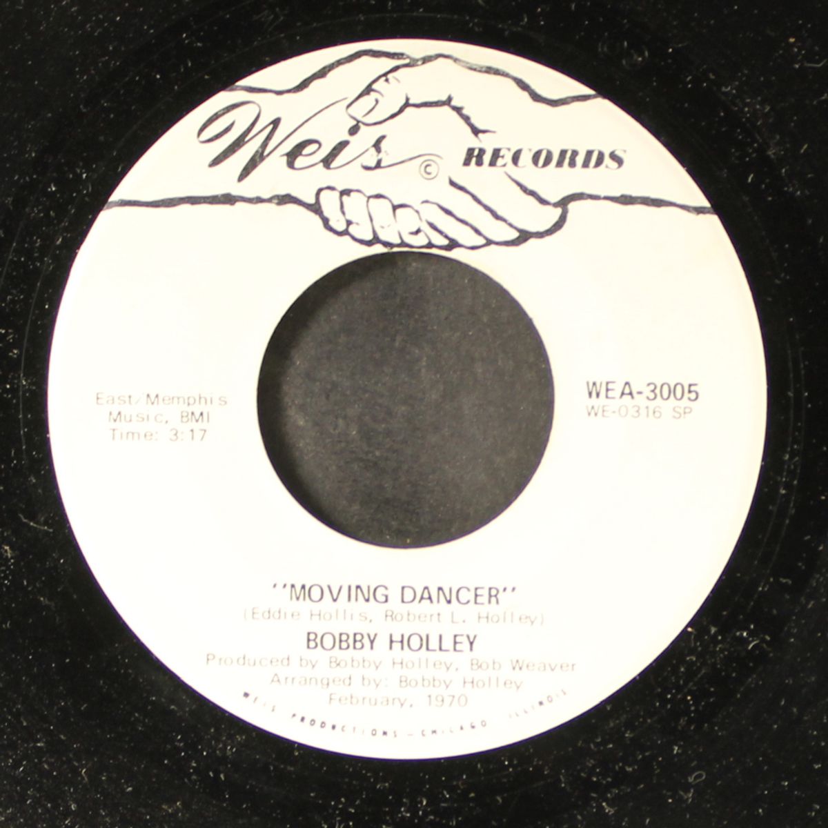 baby, i love you / moving dancer by BOBBY HOLLEY