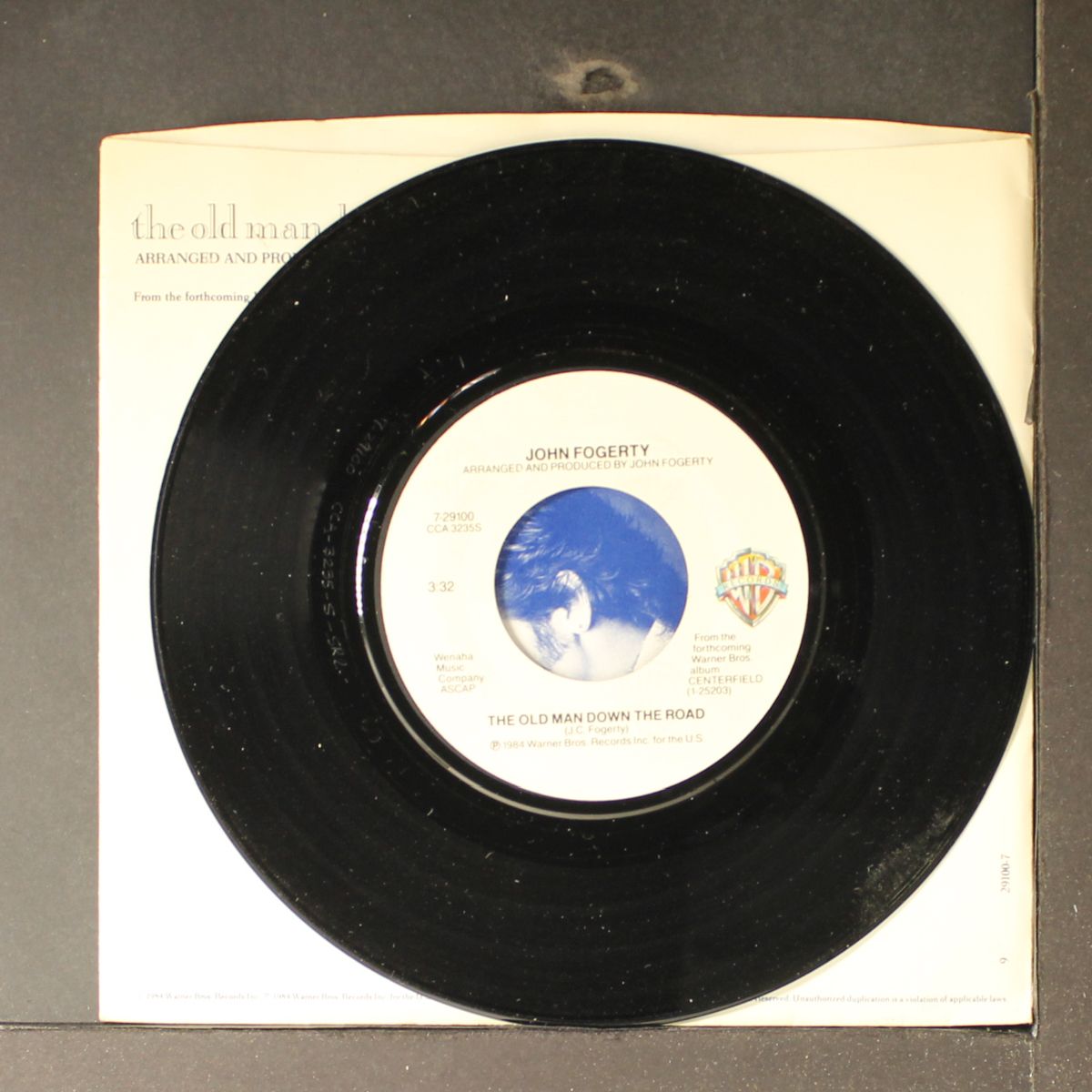 the old man down the road / big train by JOHN FOGERTY